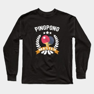 Pingpong Master Long Sleeve T-Shirt